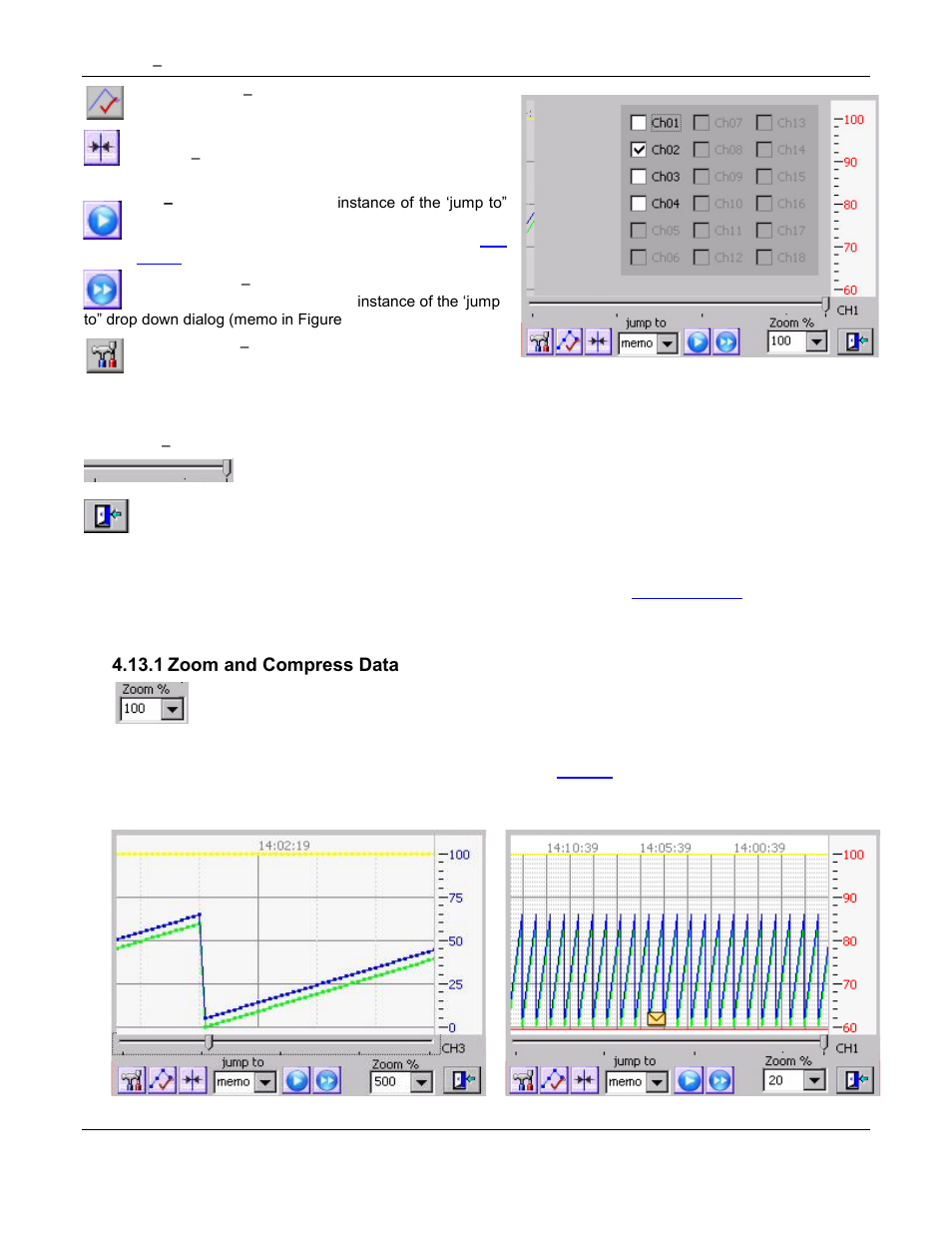 View memos and bitmaps, Using the cursor, Using browser jump to | See below | Omega Speaker Systems Rercorder RD8300 User Manual | Page 44 / 114