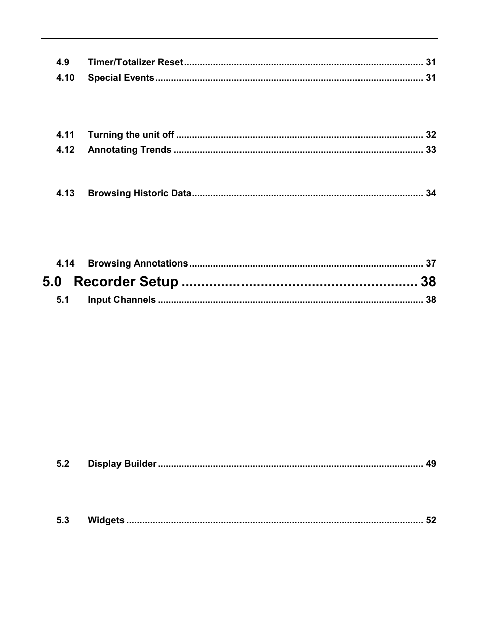 Recorder setup | Omega Speaker Systems Rercorder RD8300 User Manual | Page 5 / 114