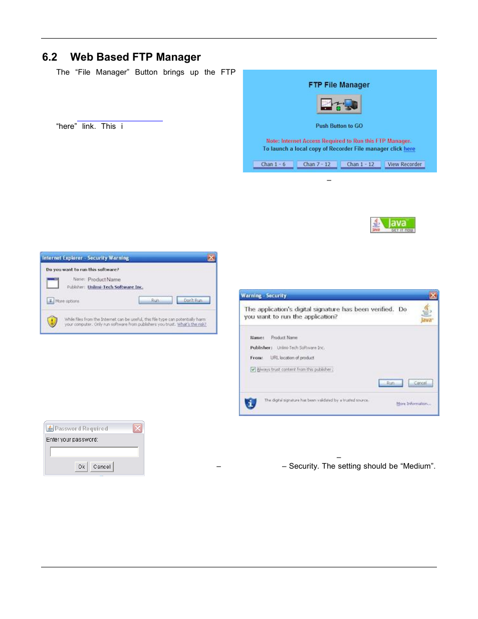 2 web based ftp manager | Omega Speaker Systems Rercorder RD8300 User Manual | Page 92 / 114