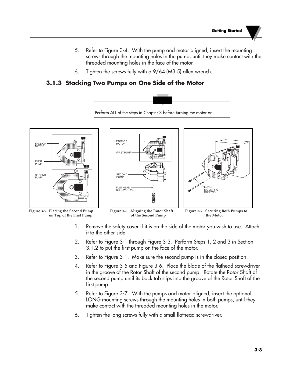 3 stacking two pumps on one side of the motor | Omega Speaker Systems OMEGAFLEX FPU5-MT-220 User Manual | Page 22 / 83