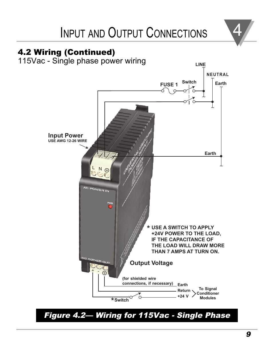 Nput and, Utput, Onnections | Omega Speaker Systems iDRN-PS-1000 User Manual | Page 11 / 20