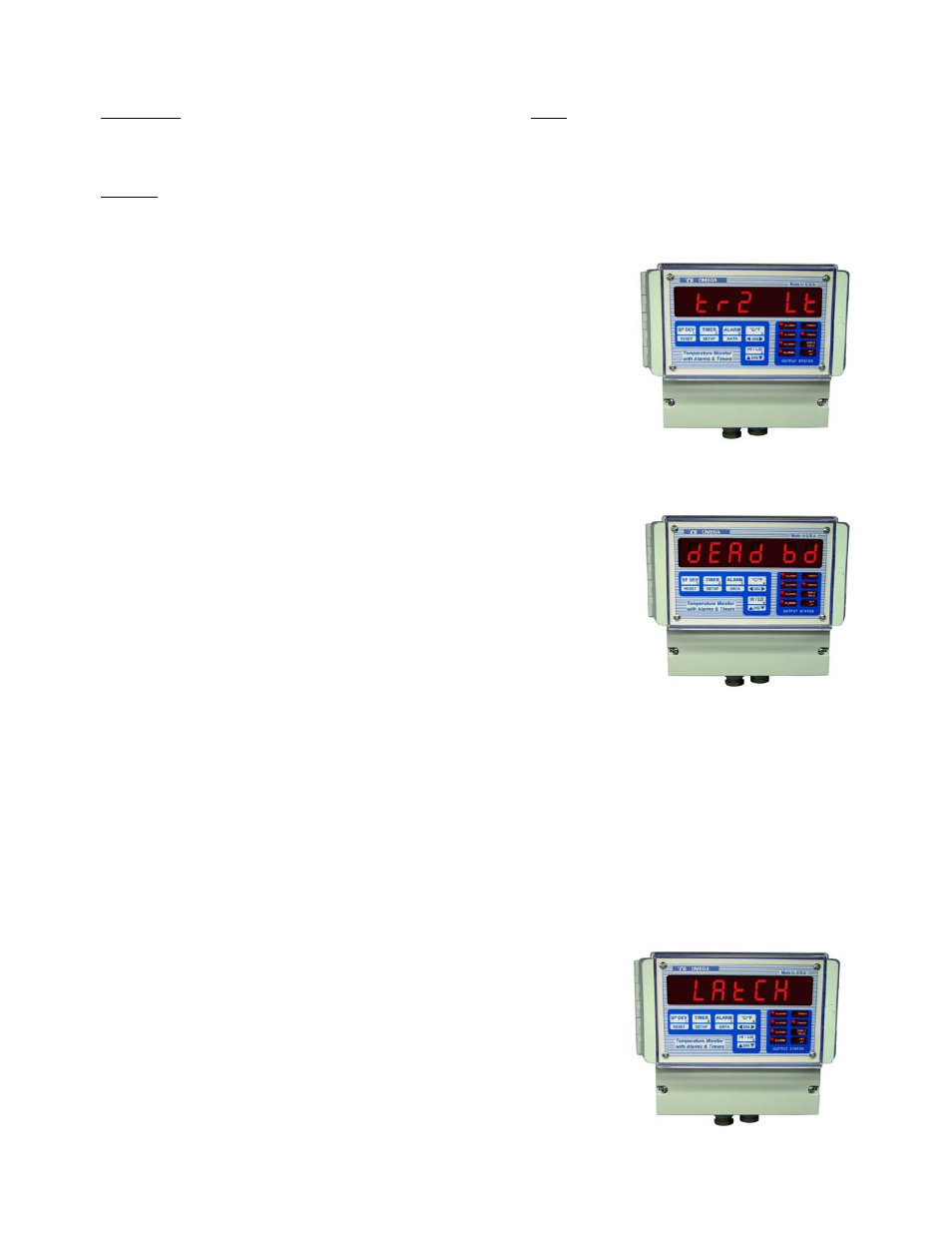 Imers, Elay, Eadband | Onfiguring, Imits, Ormally, Losed, Atching | Omega Speaker Systems DPS3301 User Manual | Page 14 / 26