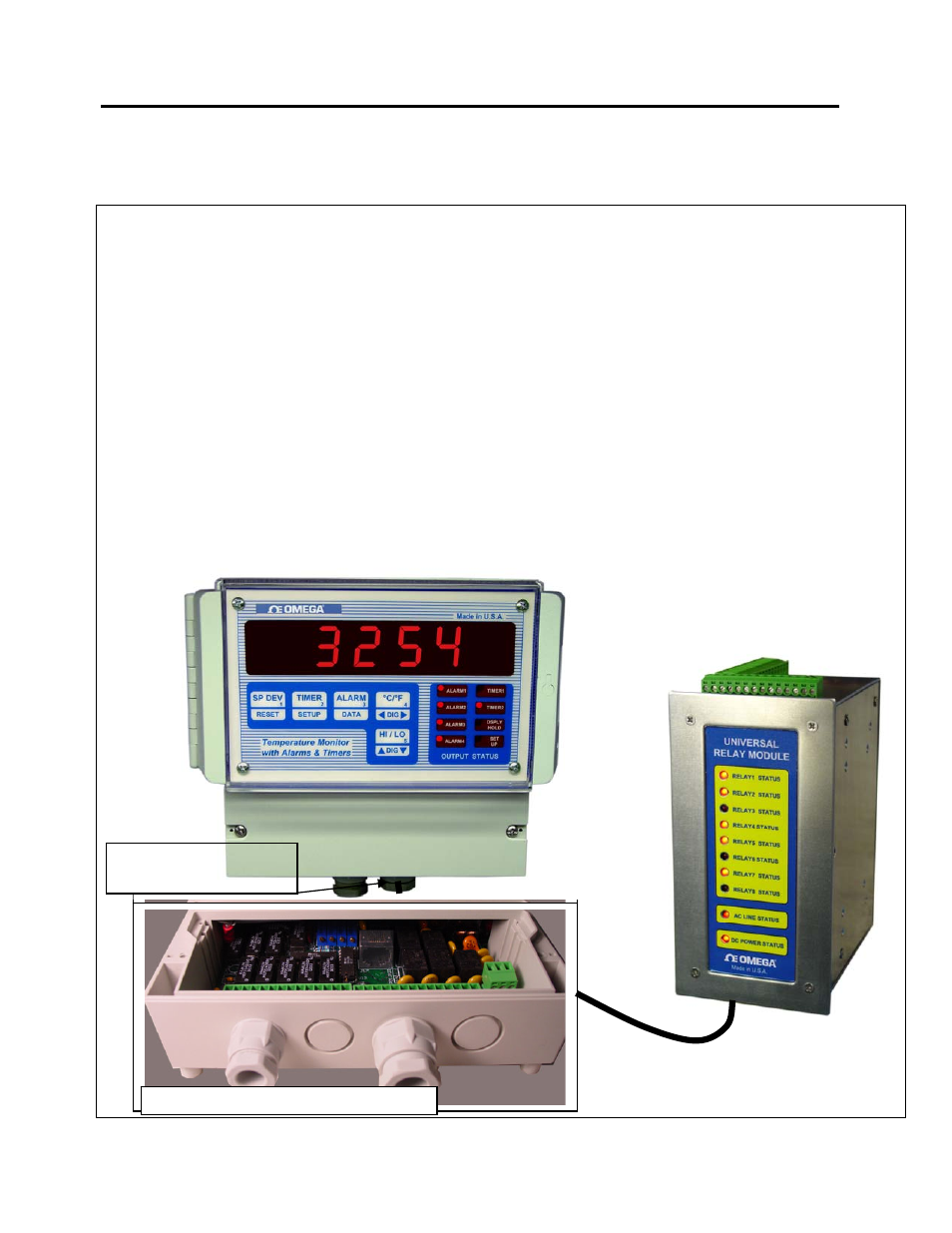 Direct interface to universal relay module | Omega Speaker Systems DPS3301 User Manual | Page 22 / 26