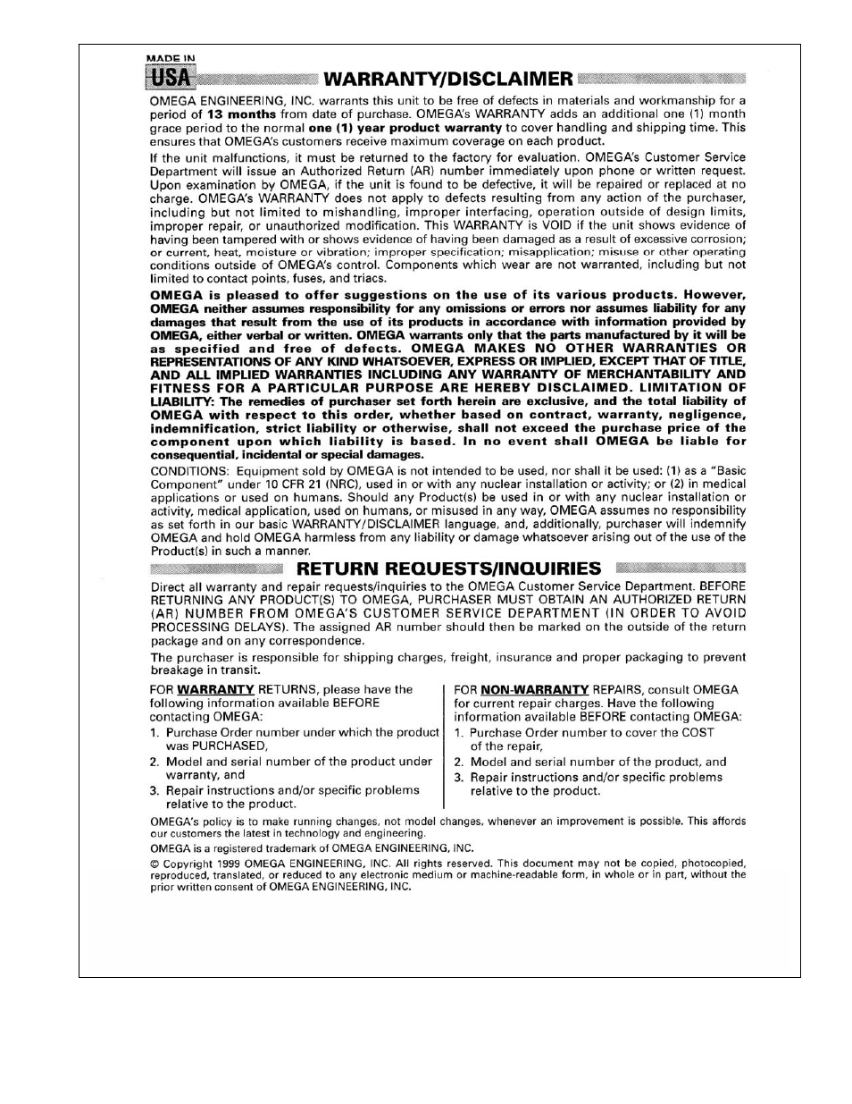 Omega Speaker Systems DPS3301 User Manual | Page 24 / 26