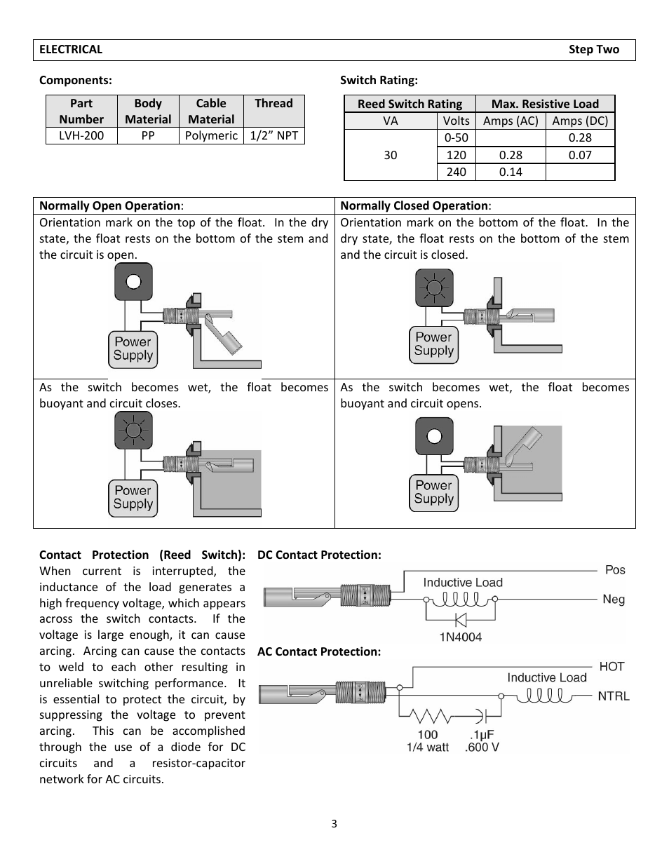 Omega Speaker Systems LVH-200 User Manual | Page 3 / 4