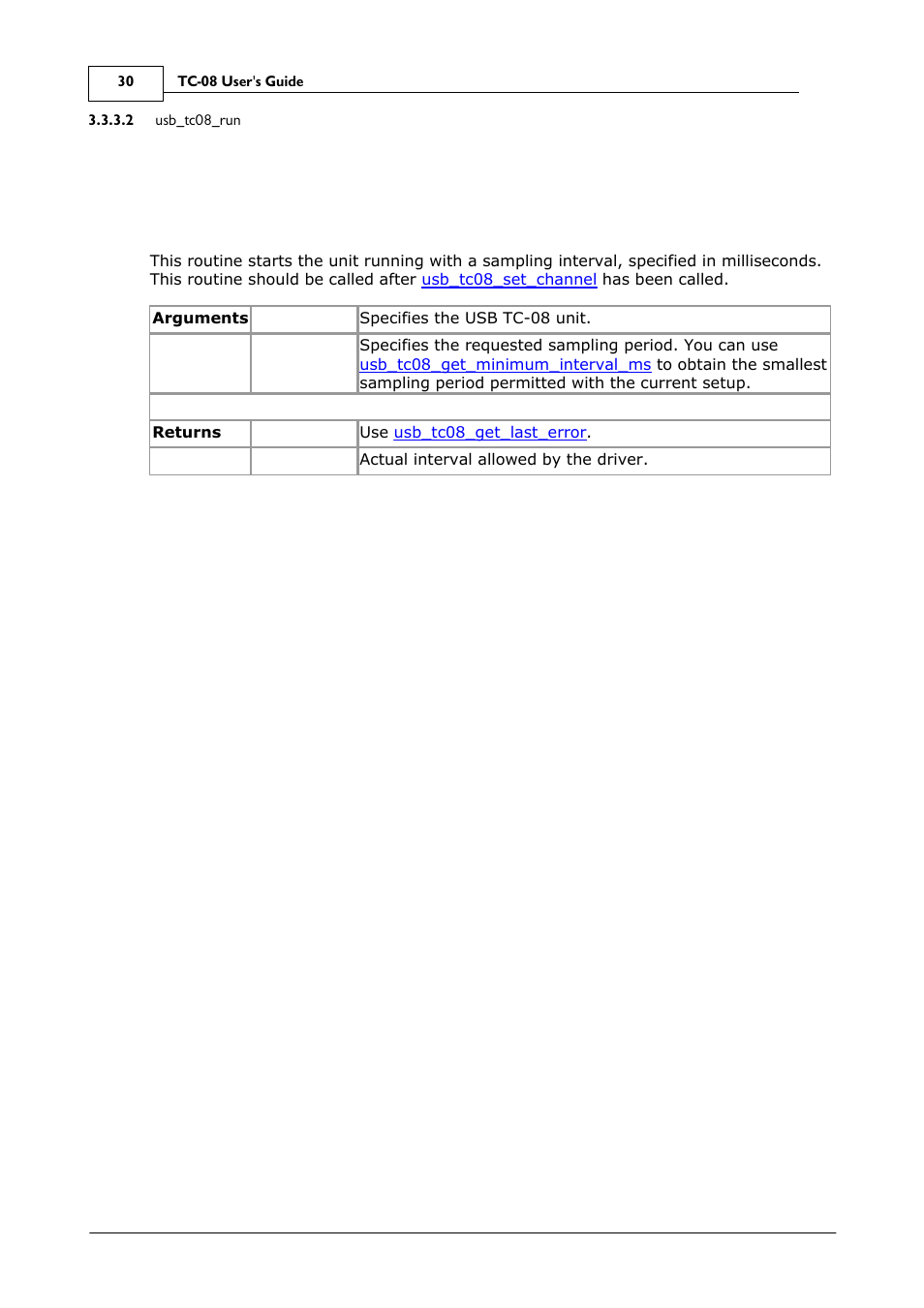 Usb_tc08_run | Omega Speaker Systems 8 Channel Thermocouple USB Data Acquisition Module TC-08 User Manual | Page 34 / 54