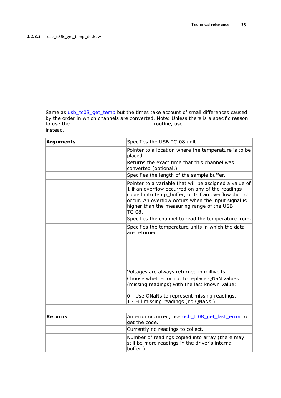 Usb_tc08_get_temp_deskew | Omega Speaker Systems 8 Channel Thermocouple USB Data Acquisition Module TC-08 User Manual | Page 37 / 54