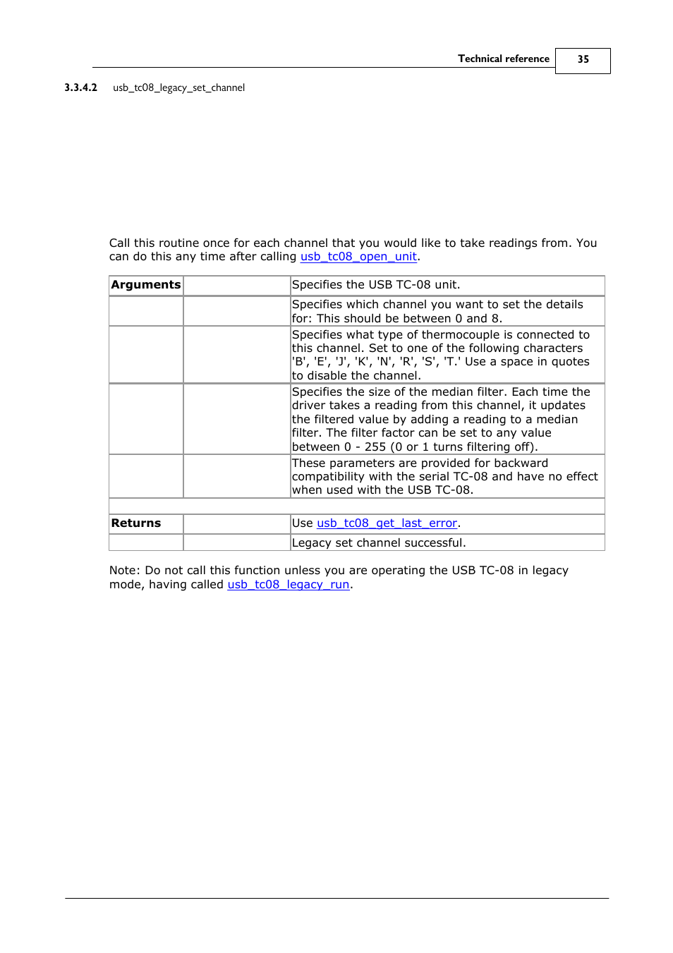 Usb_tc08_legacy_set_channel | Omega Speaker Systems 8 Channel Thermocouple USB Data Acquisition Module TC-08 User Manual | Page 39 / 54