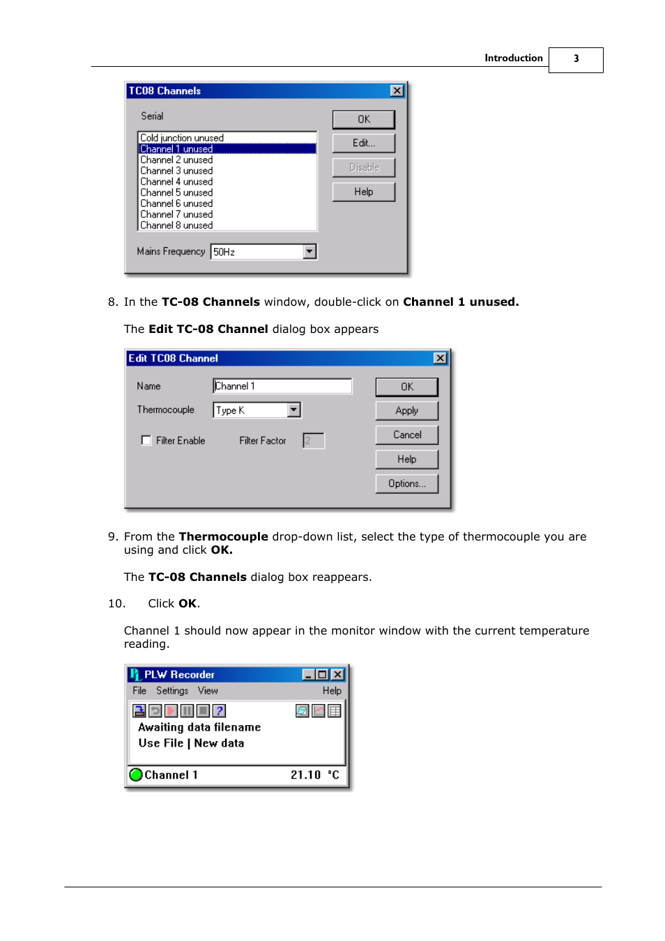 Omega Speaker Systems 8 Channel Thermocouple USB Data Acquisition Module TC-08 User Manual | Page 7 / 54