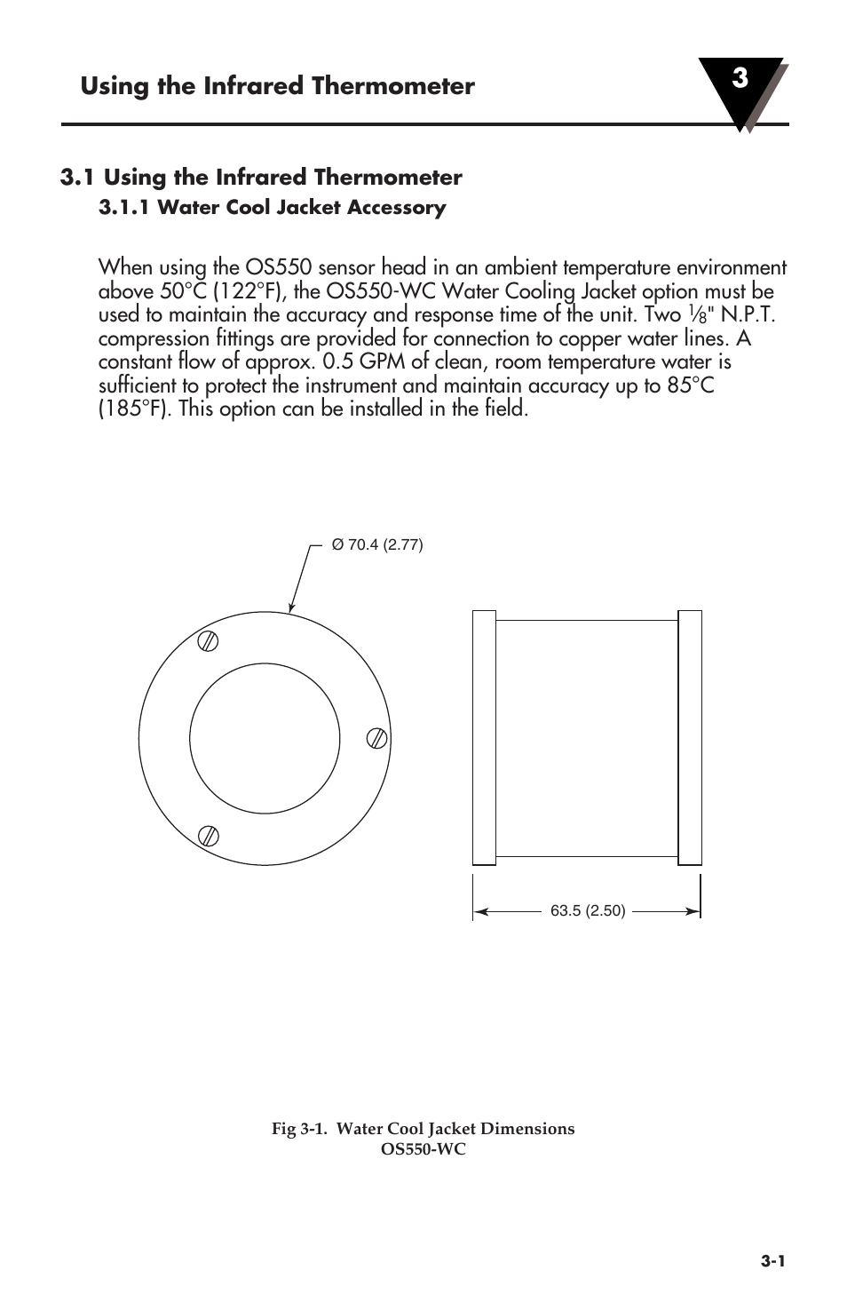 Using the infrared thermometer | Omega Speaker Systems OS550 Series User Manual | Page 17 / 77