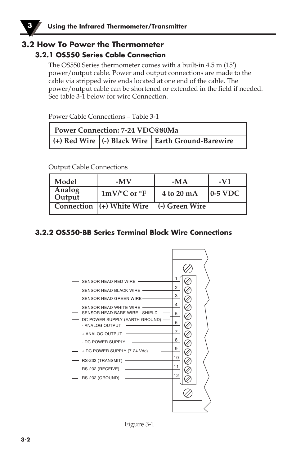 2 how to power the thermometer | Omega Speaker Systems OS550 Series User Manual | Page 18 / 77