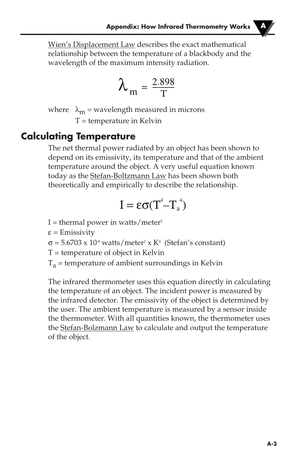 Calculating temperature | Omega Speaker Systems OS550 Series User Manual | Page 65 / 77