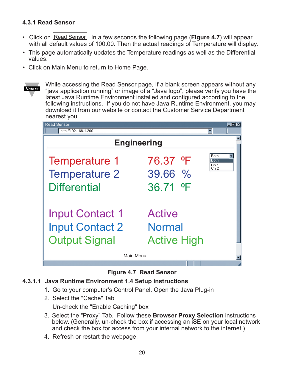Engineering | Omega Speaker Systems Dual Thermocouple Over the Internet iSE-TC User Manual | Page 24 / 60