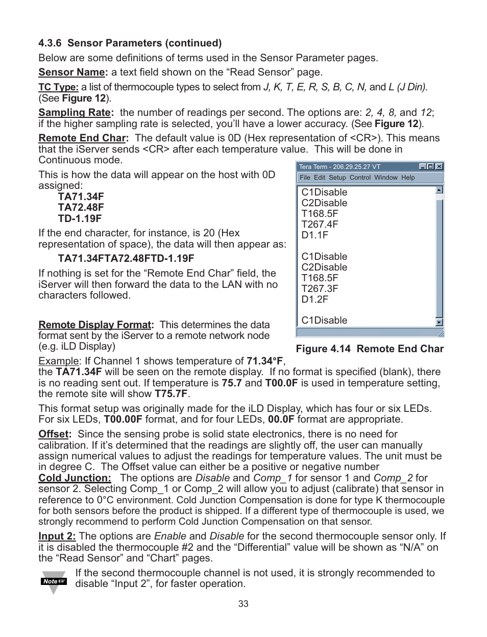 Omega Speaker Systems Dual Thermocouple Over the Internet iSE-TC User Manual | Page 37 / 60