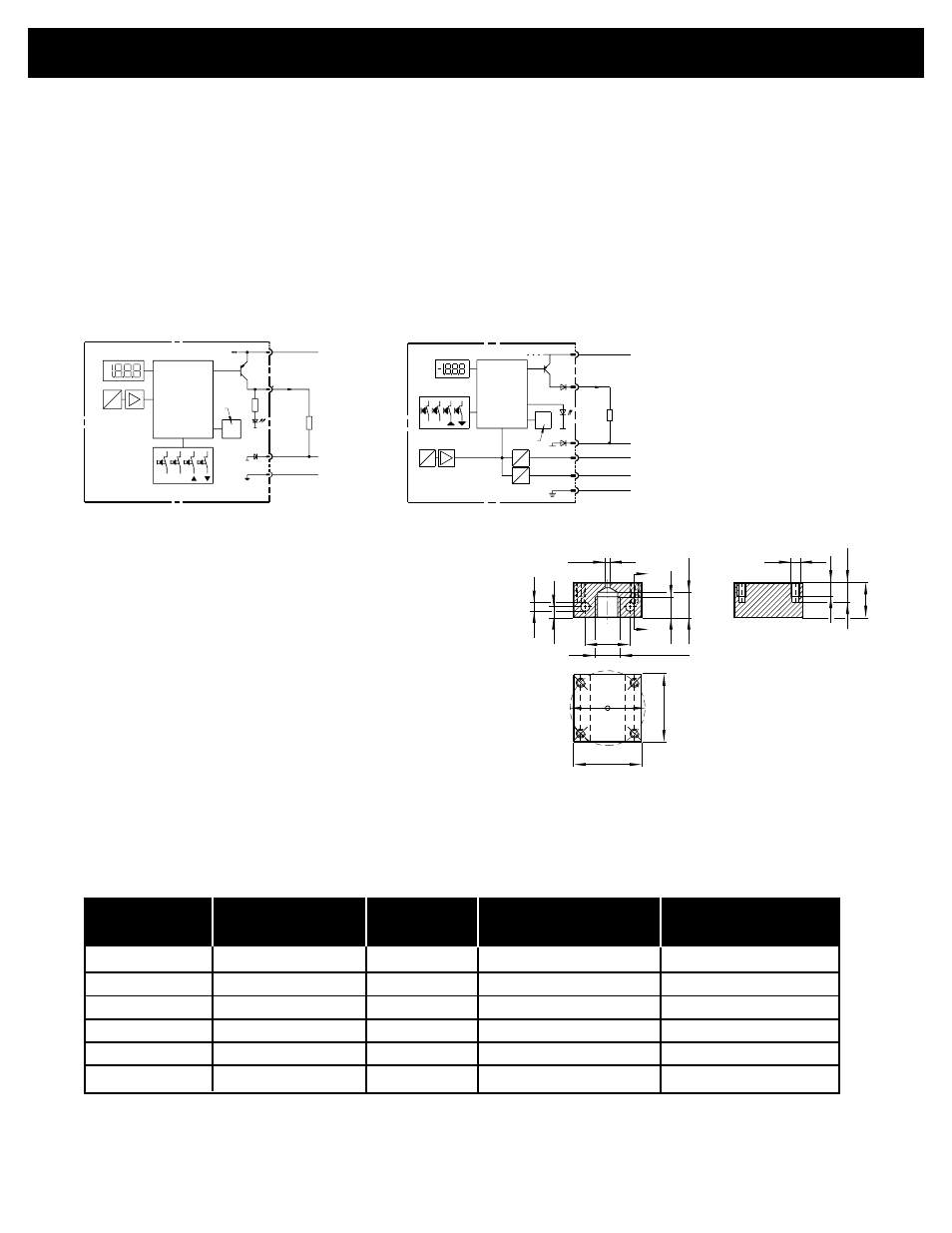 Part number identification electrical parameters, Switching output, Mounting plates | Omega Speaker Systems PSW32 User Manual | Page 4 / 8