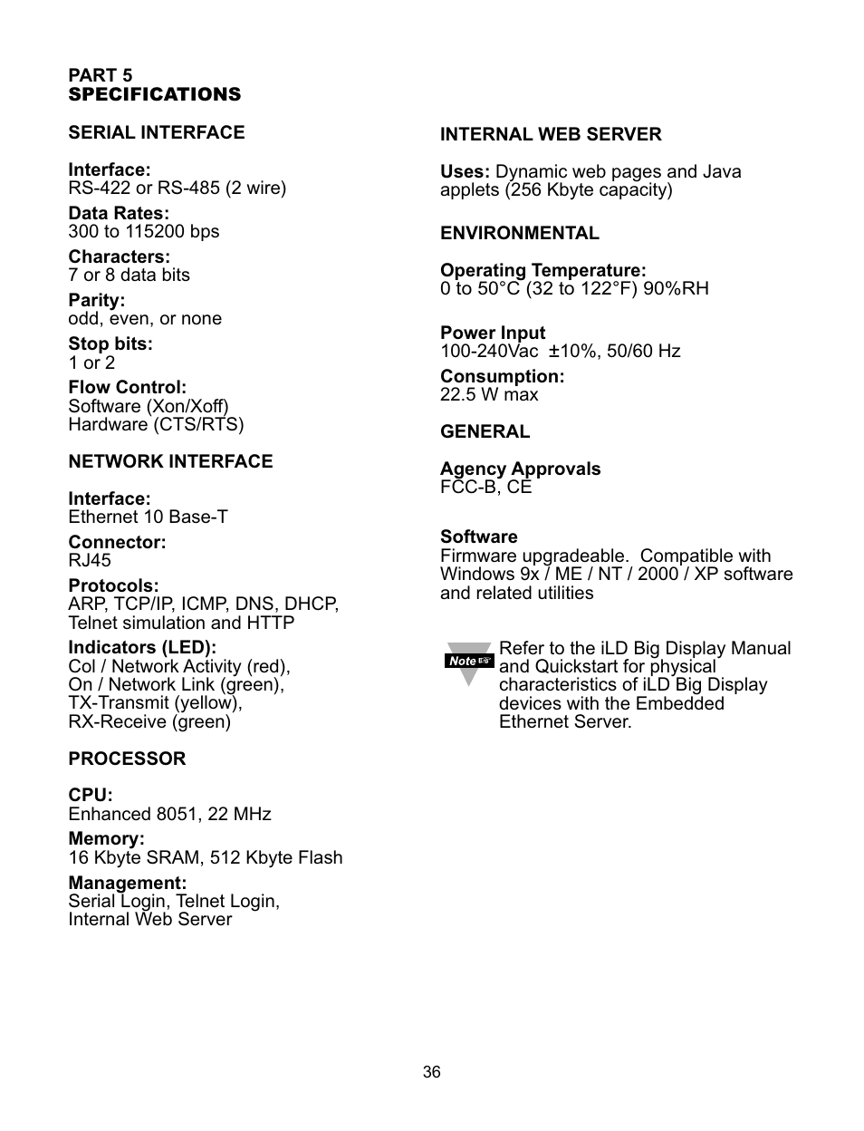 Omega Speaker Systems iLD Series User Manual | Page 40 / 49