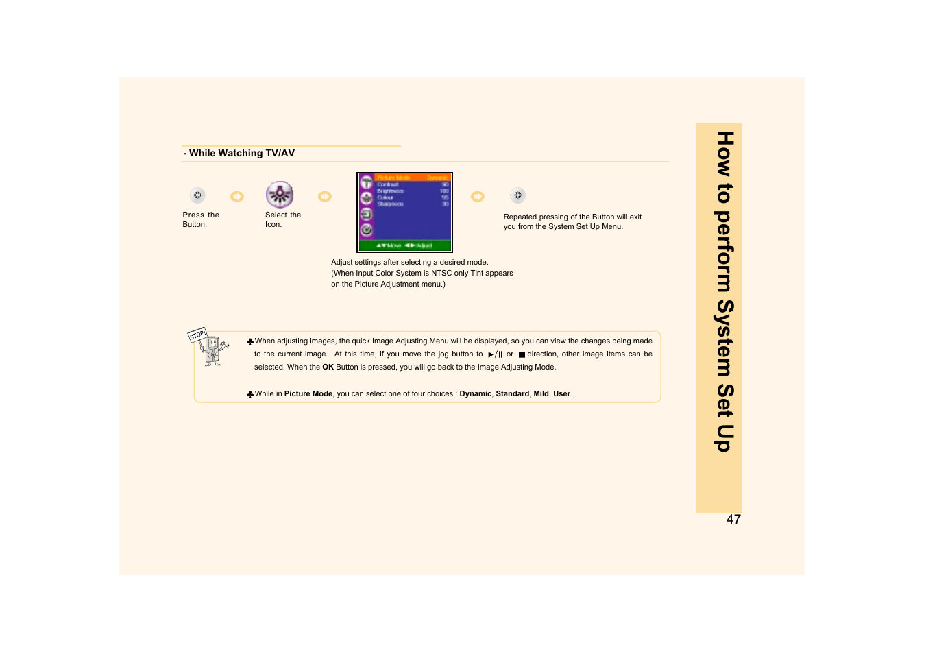How to perform system set up | Ovideon AVIAh User Manual | Page 47 / 68
