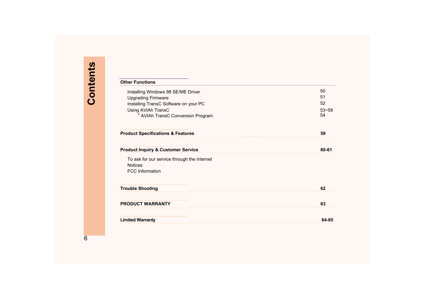 Ovideon AVIAh User Manual | Page 6 / 68