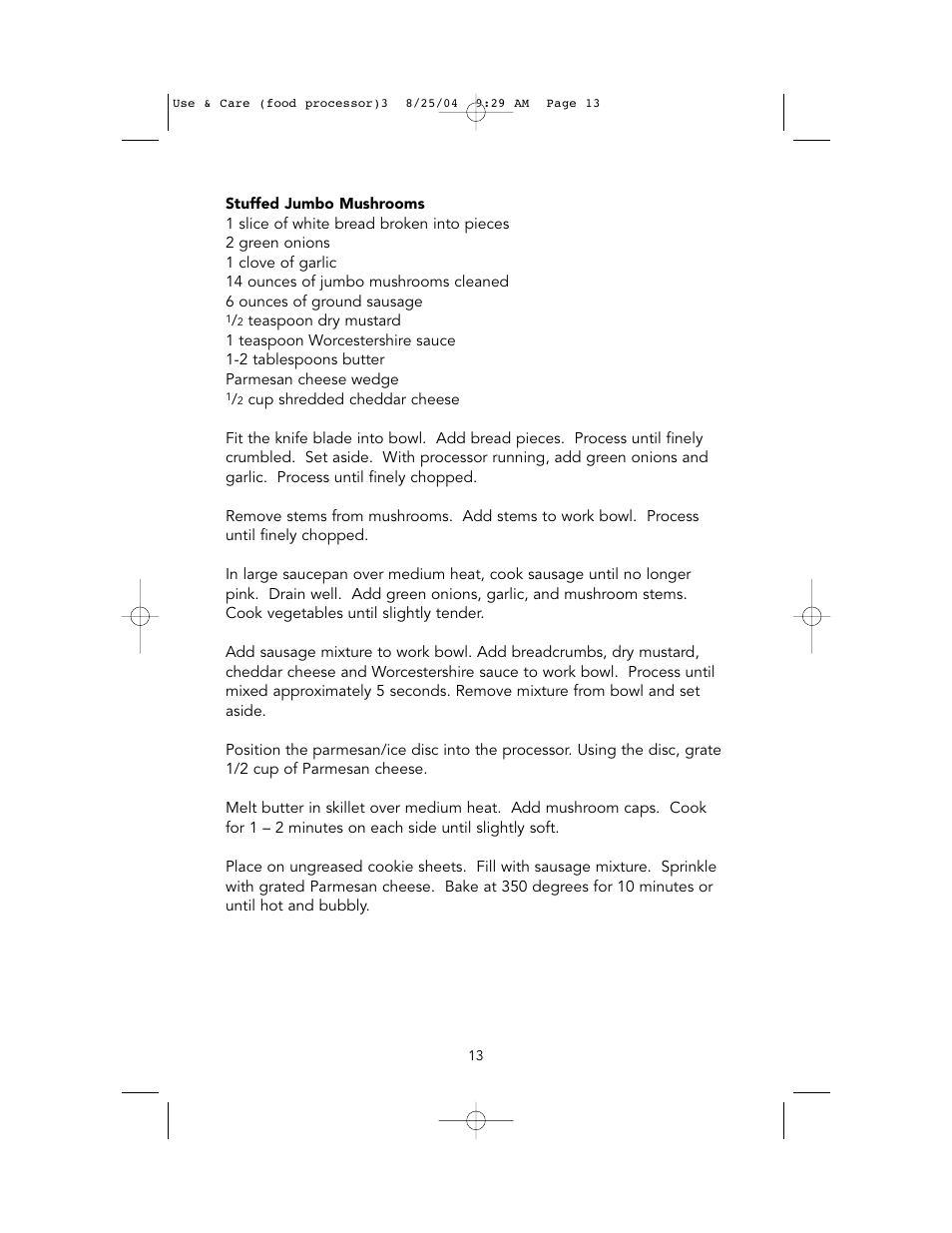 Olive Media Products VFP12 User Manual | Page 13 / 17