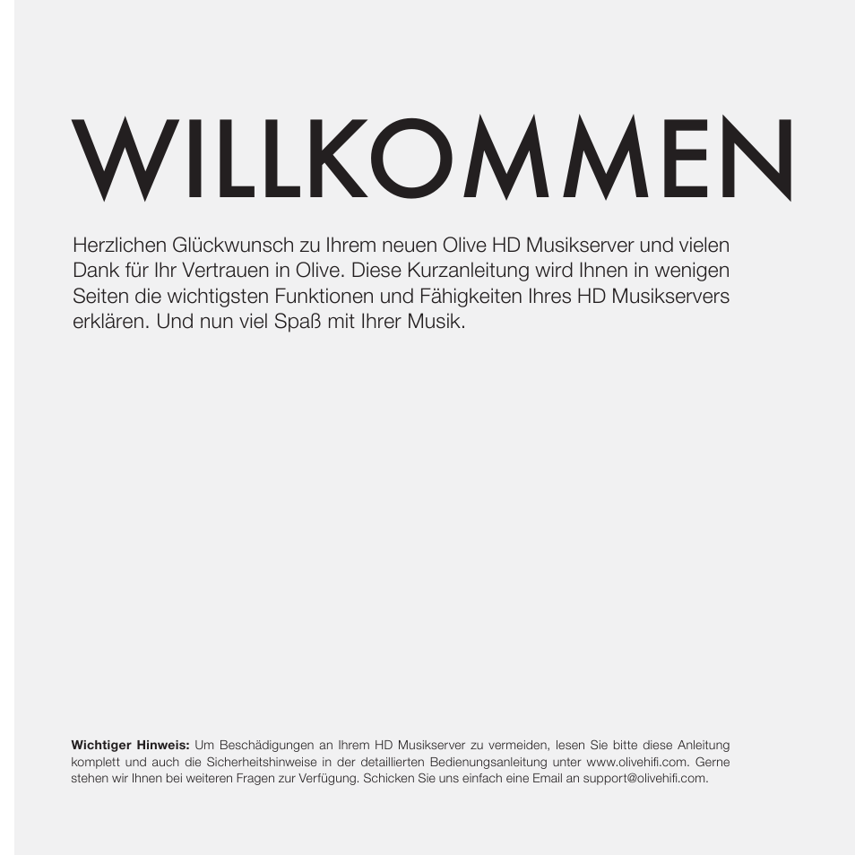 Willkommen | Olive Media Products O3HD User Manual | Page 18 / 103