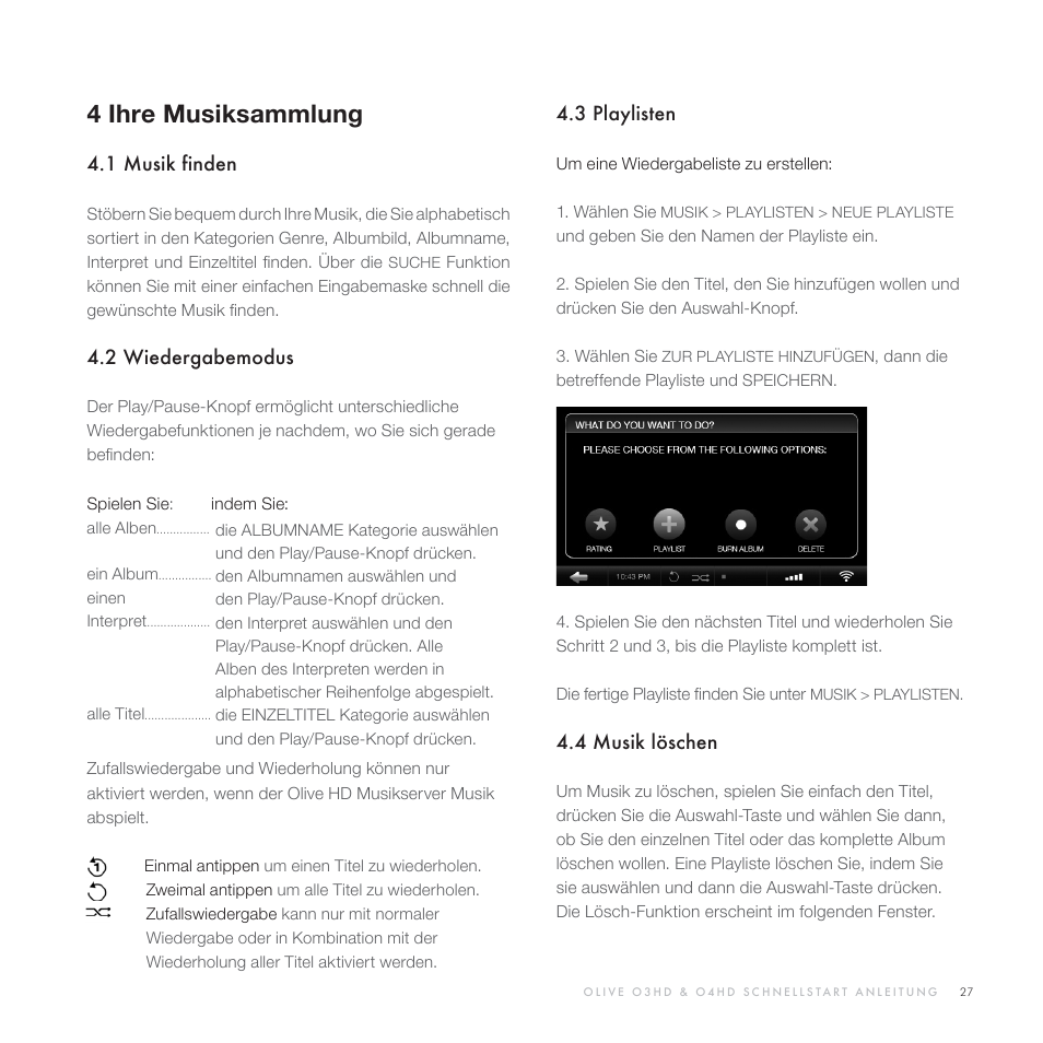 4ihre musiksammlung | Olive Media Products O3HD User Manual | Page 26 / 103