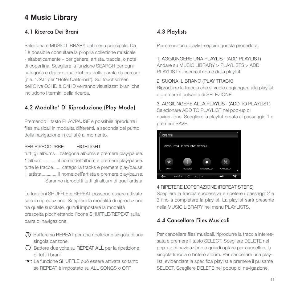 4music library | Olive Media Products O3HD User Manual | Page 54 / 103