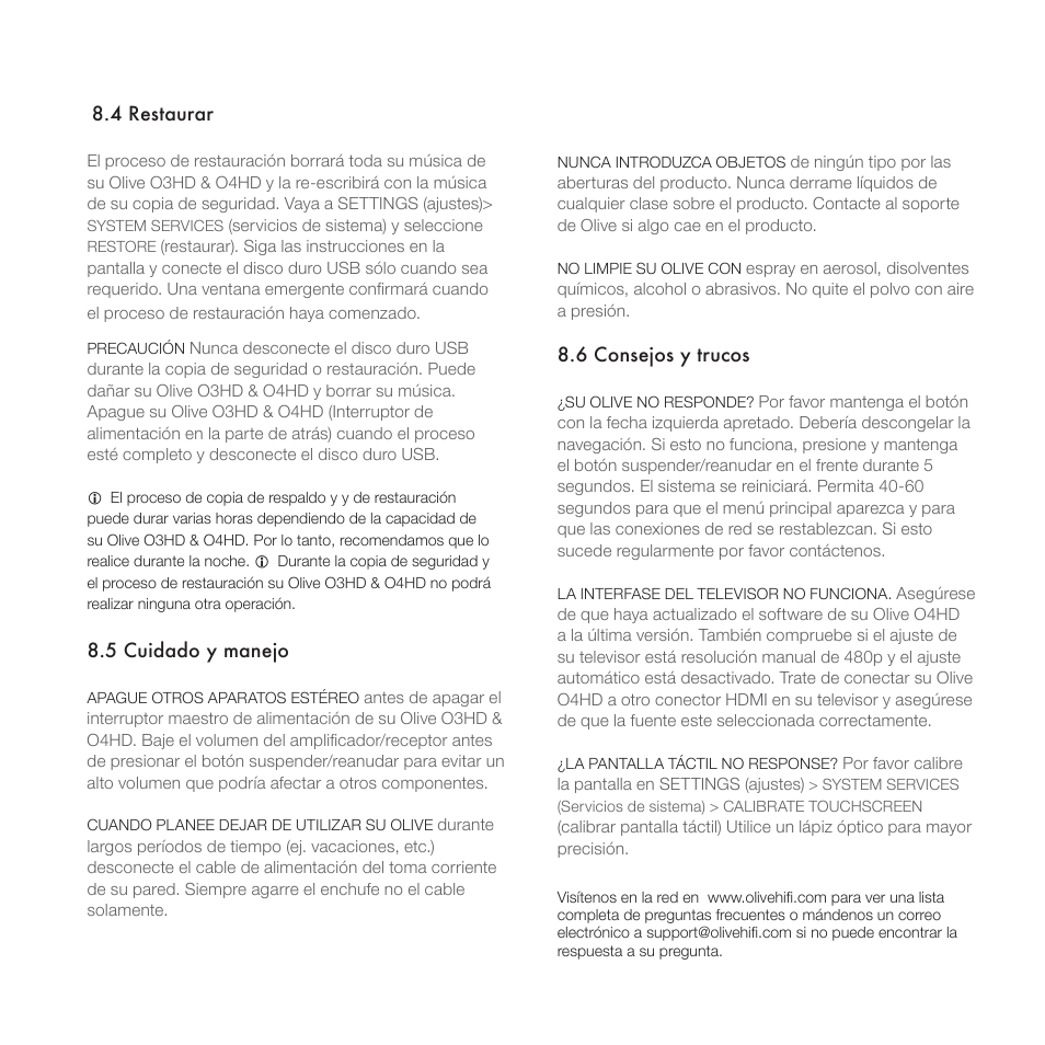 Olive Media Products O3HD User Manual | Page 72 / 103