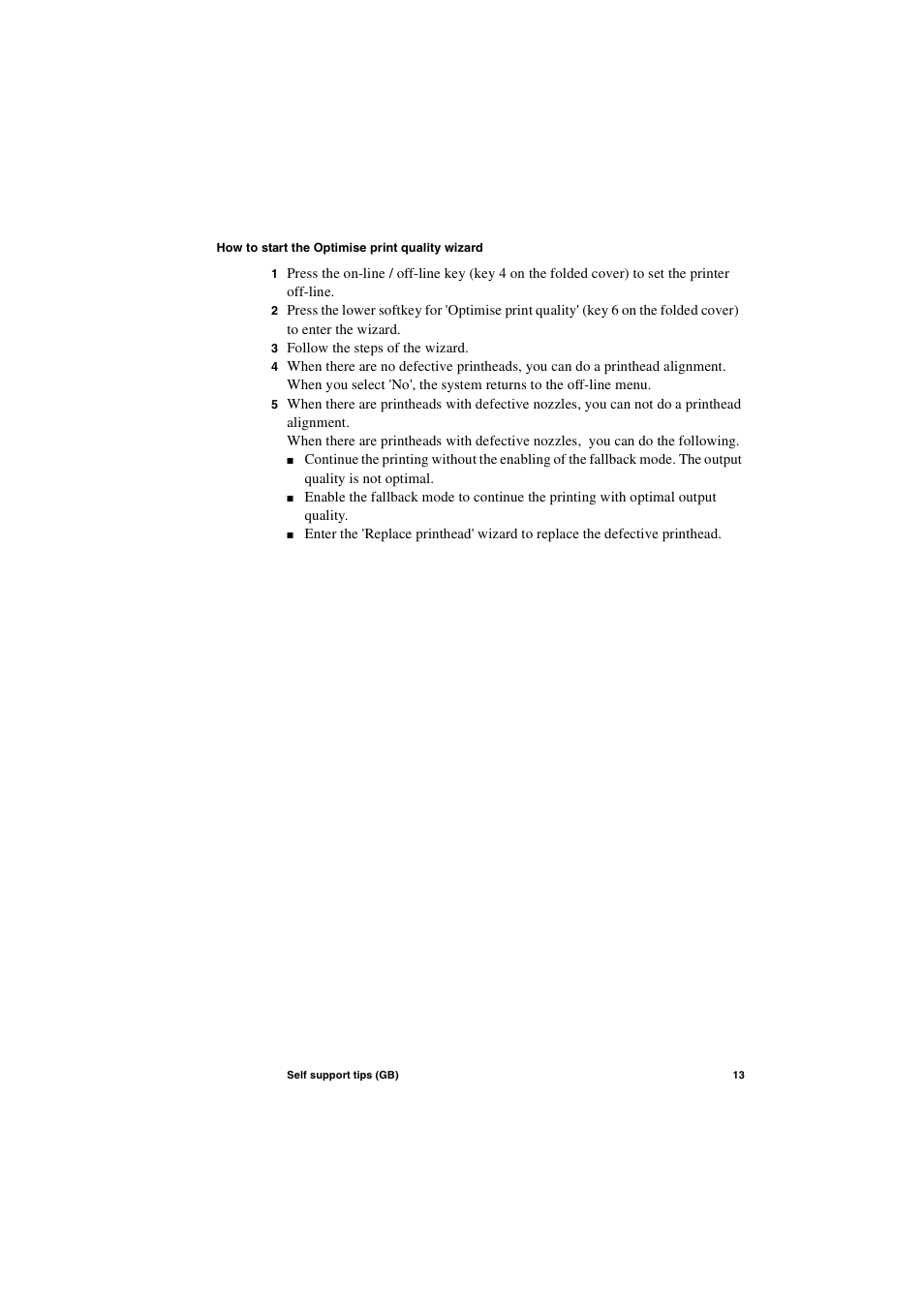 Oce North America TCS400 User Manual | Page 13 / 28