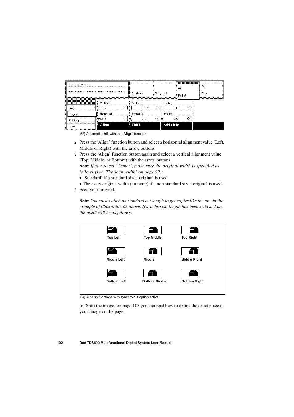 Oce North America TDS600 User Manual | Page 102 / 338