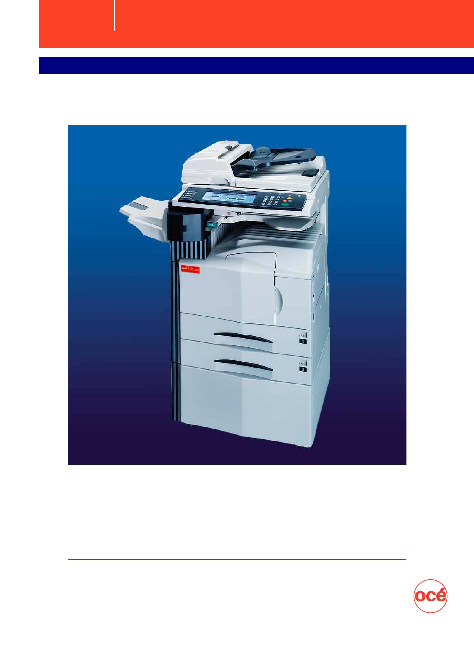 Oce North America OP1030 User Manual | 64 pages