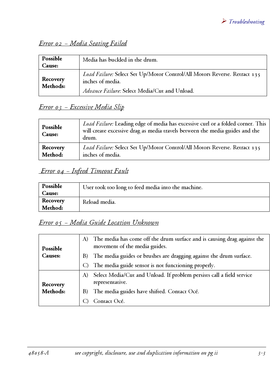 Oce North America LIGHTJET 500XL User Manual | Page 19 / 22