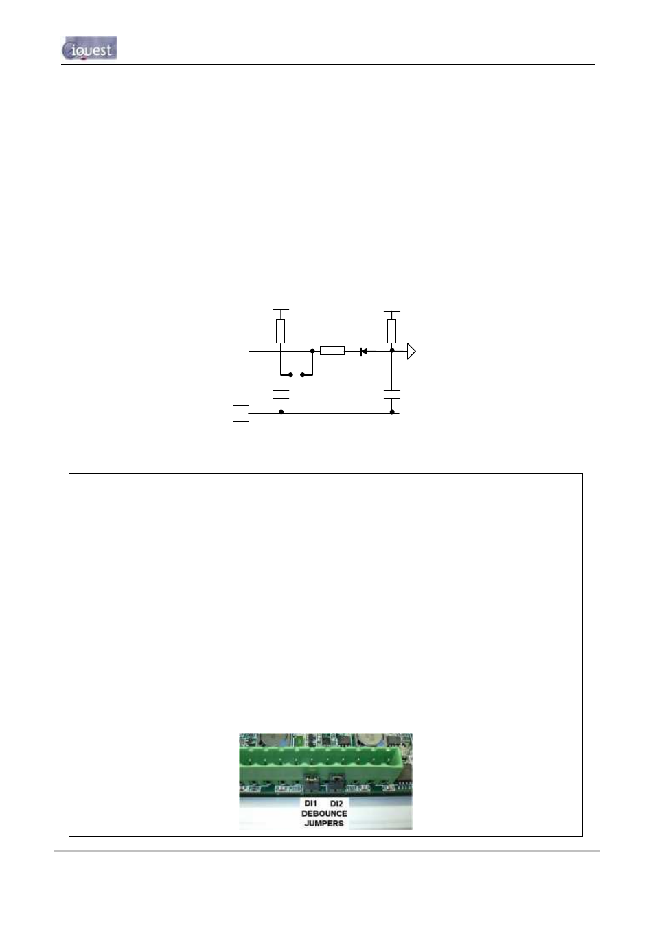 5 digital inputs | Optiquest iRIS 320 User Manual | Page 18 / 73