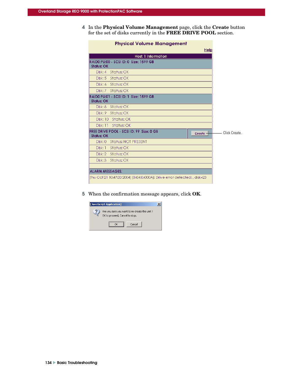 Overland Storage REO 9000 User Manual | Page 134 / 170