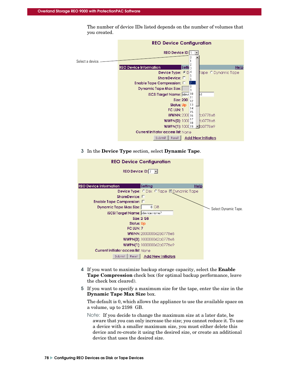 Overland Storage REO 9000 User Manual | Page 78 / 170