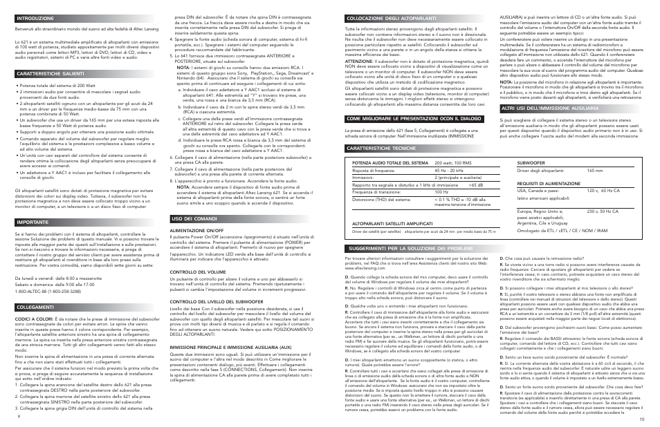 OFT Speakers User Manual | Page 6 / 9