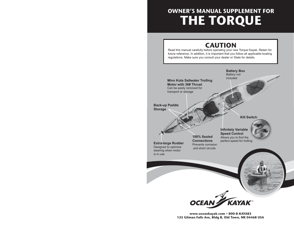 Ocean Kayak TORQUE User Manual | 5 pages