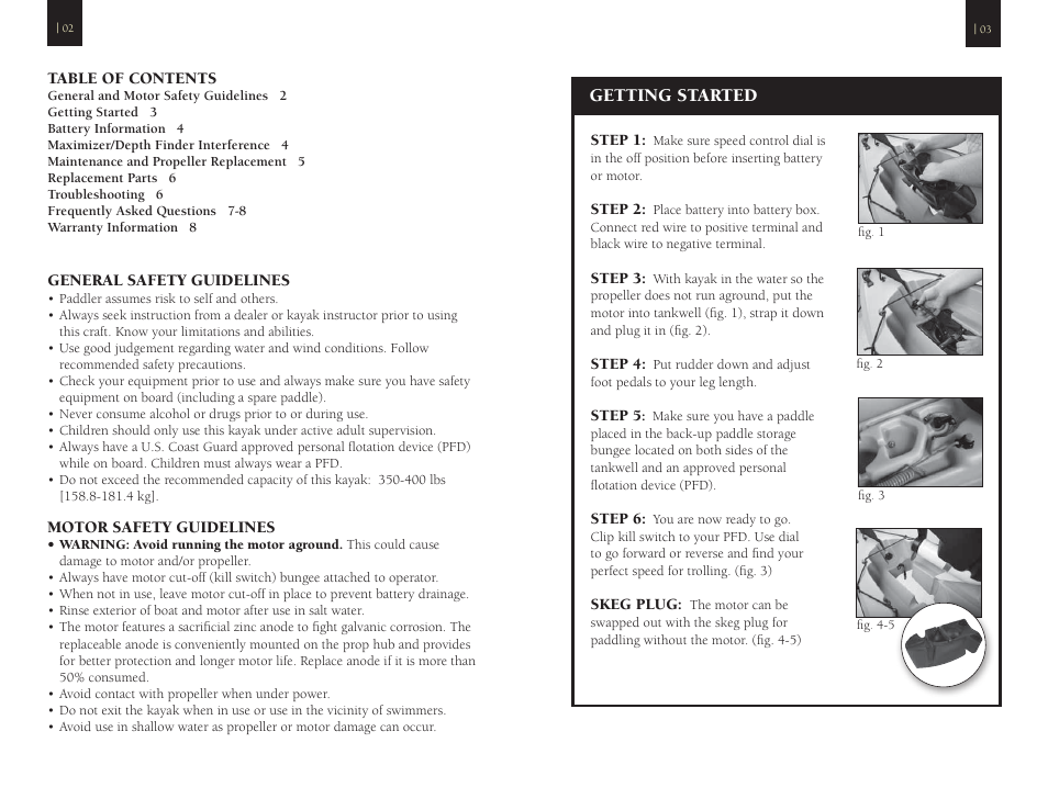 Getting started | Ocean Kayak TORQUE User Manual | Page 2 / 5