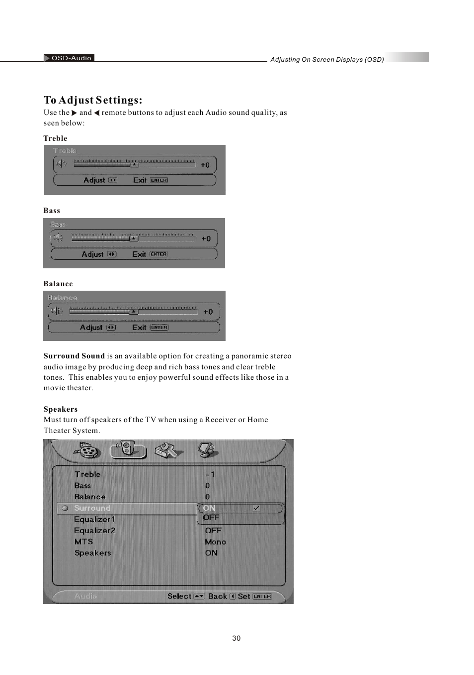 Olevia LT32HVM Series User Manual | Page 32 / 61