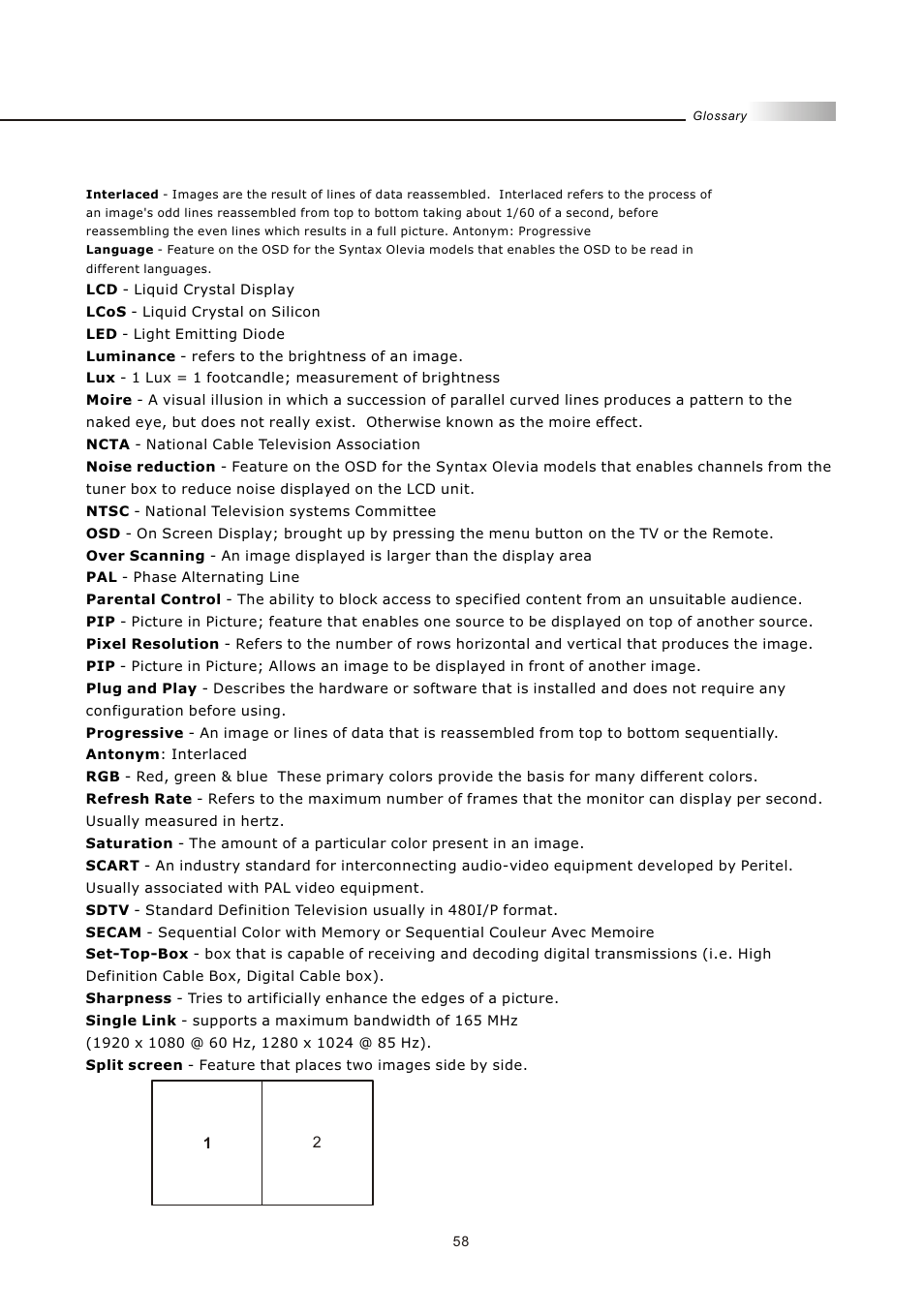 Olevia LT32HVM Series User Manual | Page 60 / 61