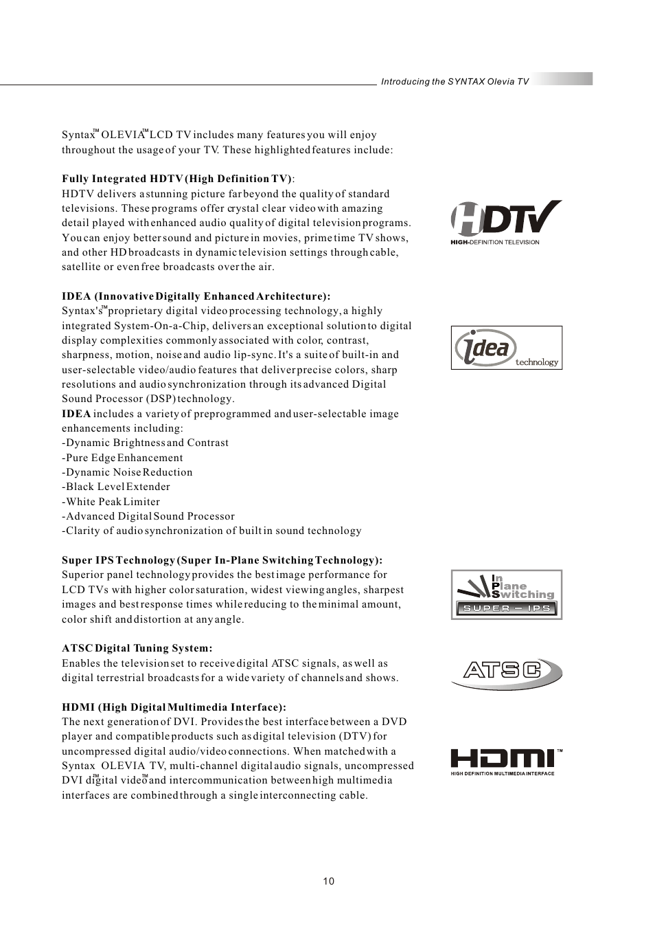 Olevia LT42HVi User Manual | Page 12 / 97