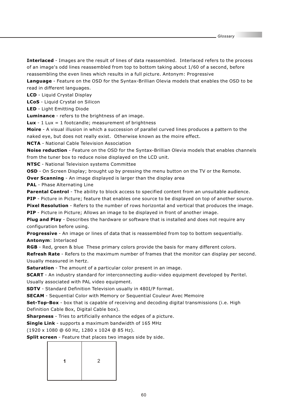 Olevia 4-Series User Manual | Page 62 / 63