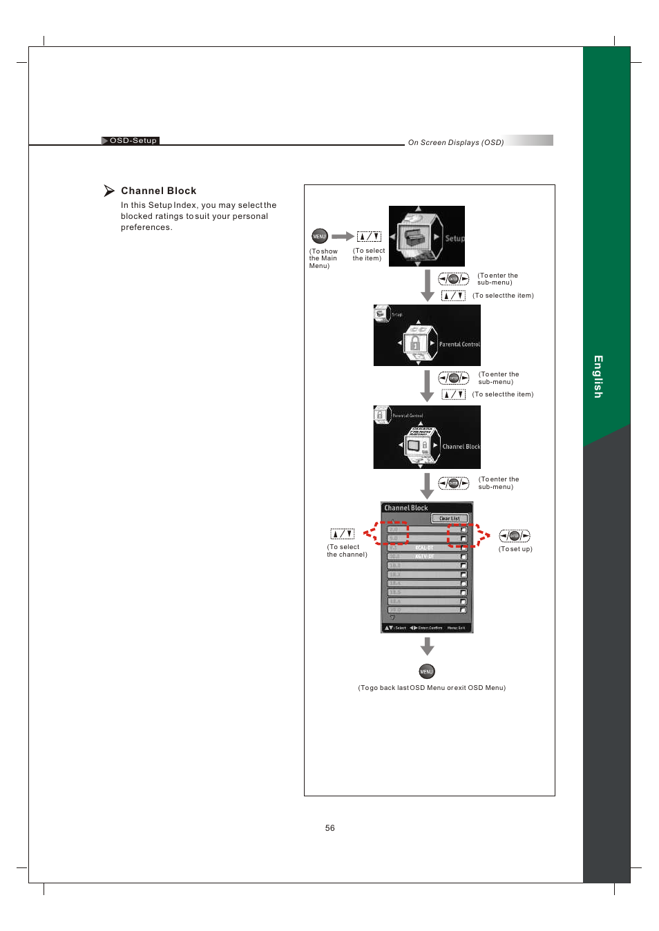 English | Olevia 242T FHD User Manual | Page 59 / 72