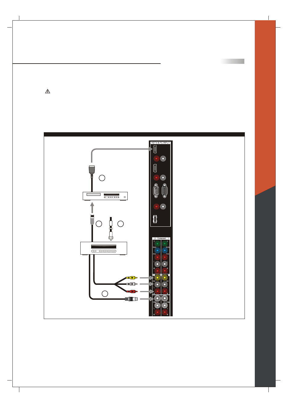 Connecting to a d-vhs with hdmi cables, English, For 265 tfhd model | Olevia 265T FHD User Manual | Page 26 / 75