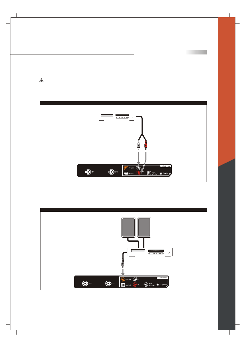 Connecting to an audio receiver, English | Olevia 265T FHD User Manual | Page 28 / 75