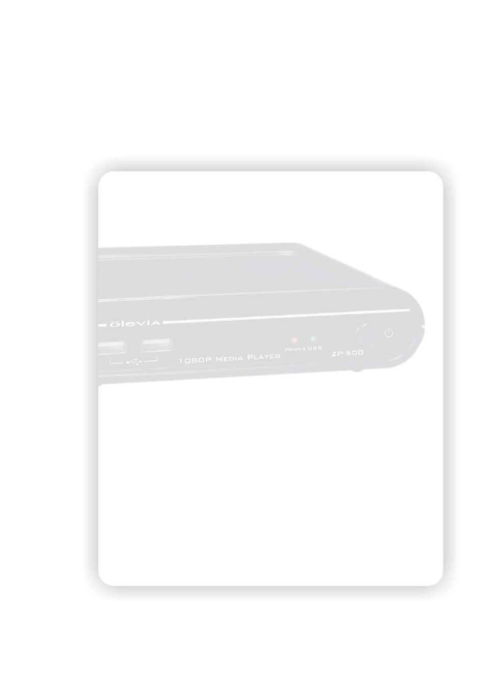 Index | Olevia HD Multimedia Player ZP-500 User Manual | Page 2 / 47