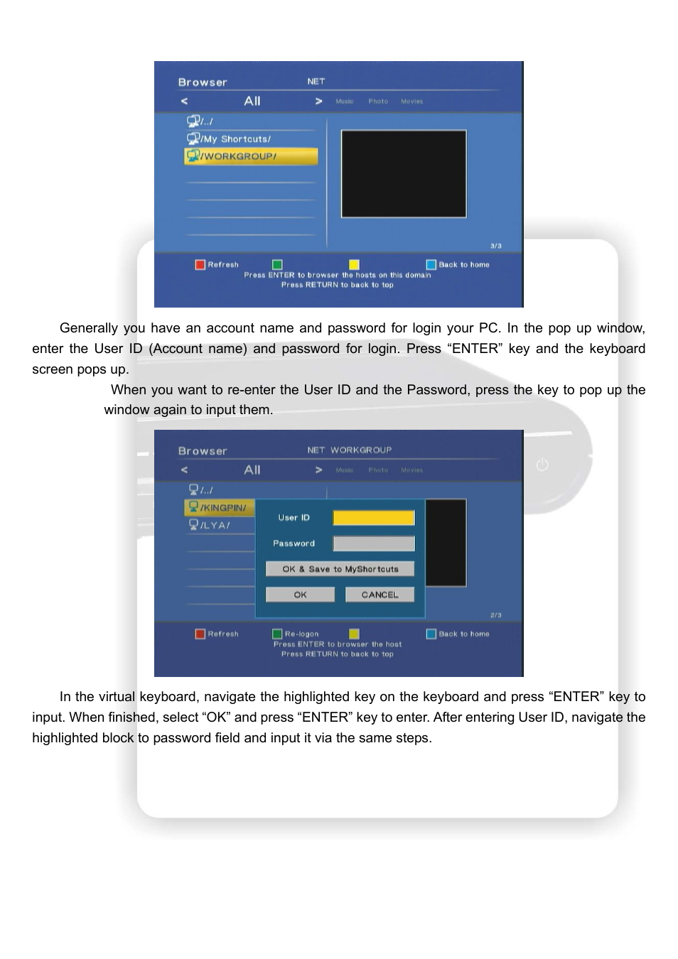Olevia HD Multimedia Player ZP-500 User Manual | Page 32 / 47