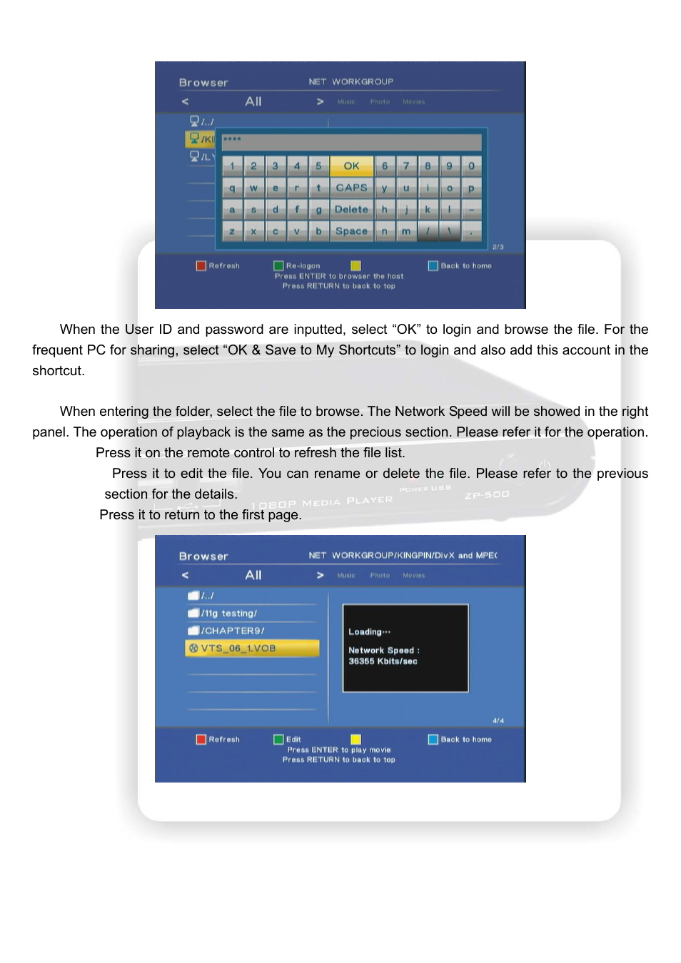 Olevia HD Multimedia Player ZP-500 User Manual | Page 33 / 47