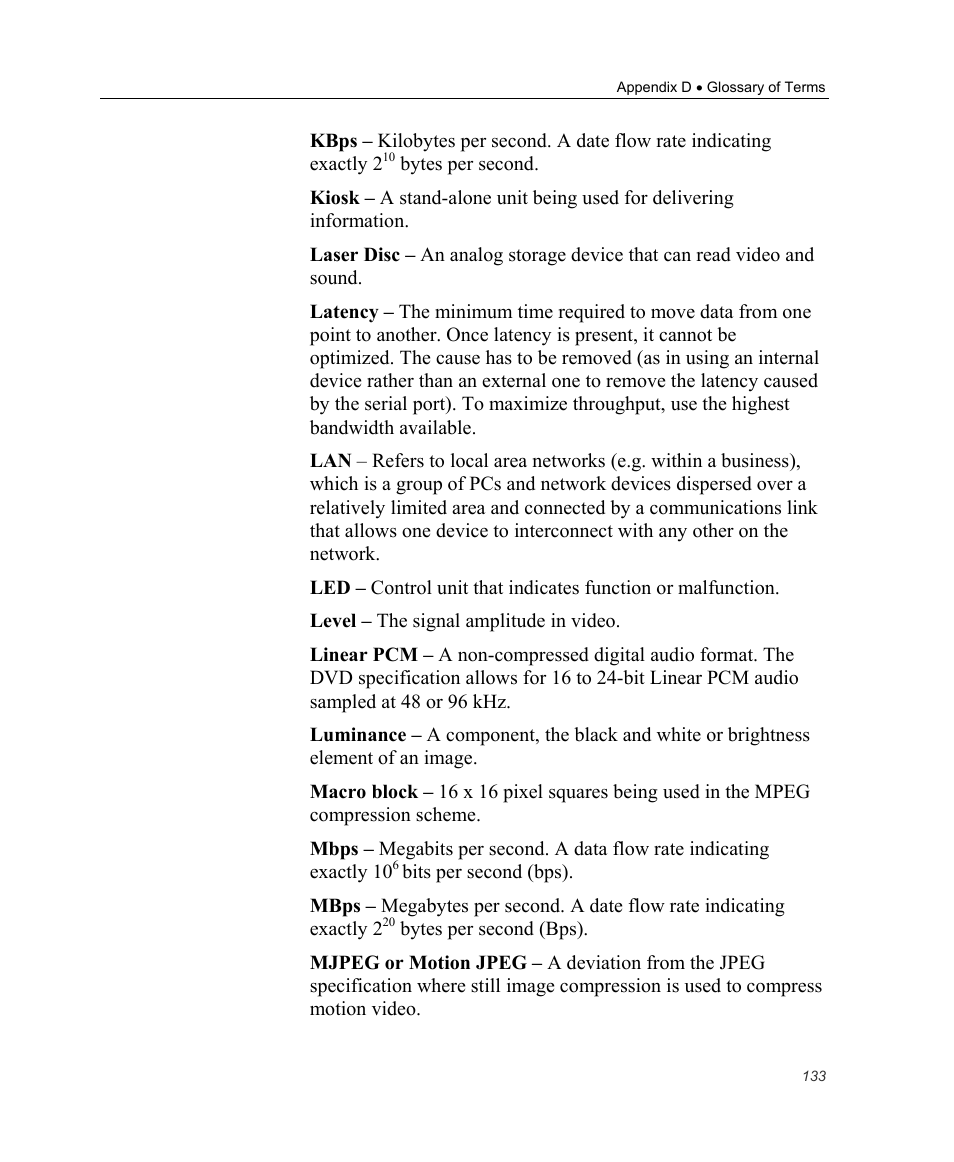 Optibase MGW 2400 WMT User Manual | Page 143 / 156