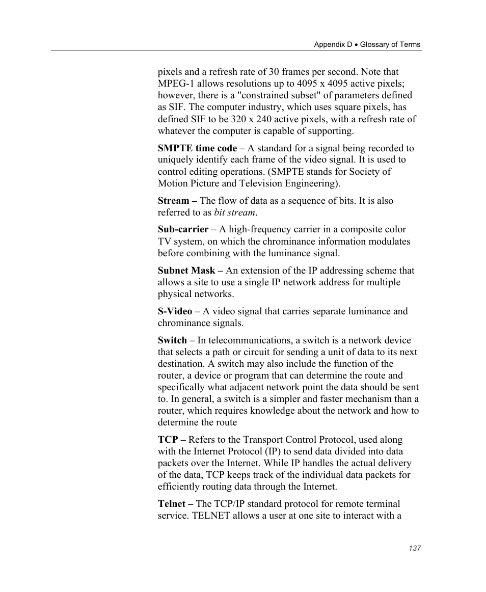 Optibase MGW 2400 WMT User Manual | Page 147 / 156