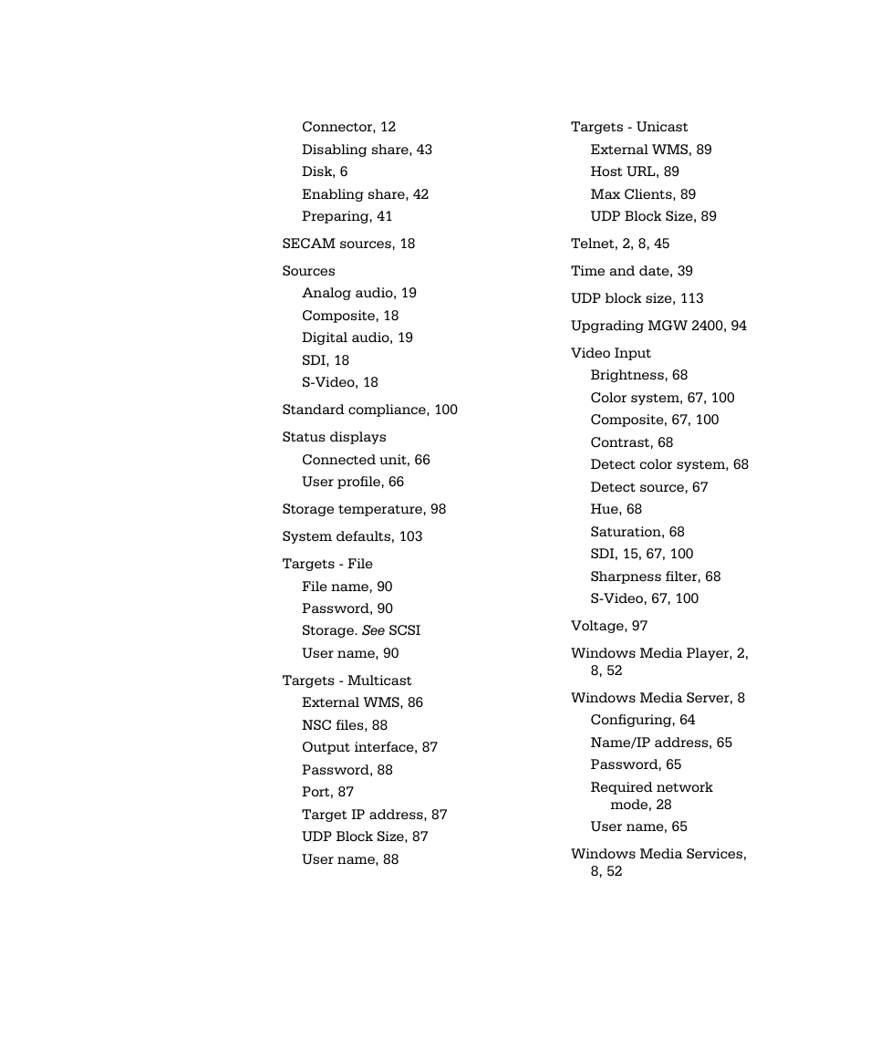 Optibase MGW 2400 WMT User Manual | Page 154 / 156